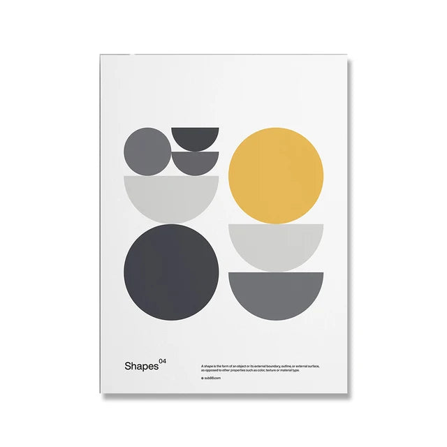 Modern Minimalist Art Bauhaus Exhibition Geometric Posters Artwork Canvas Prints Abstract Painting Living Room Murals Home Decor