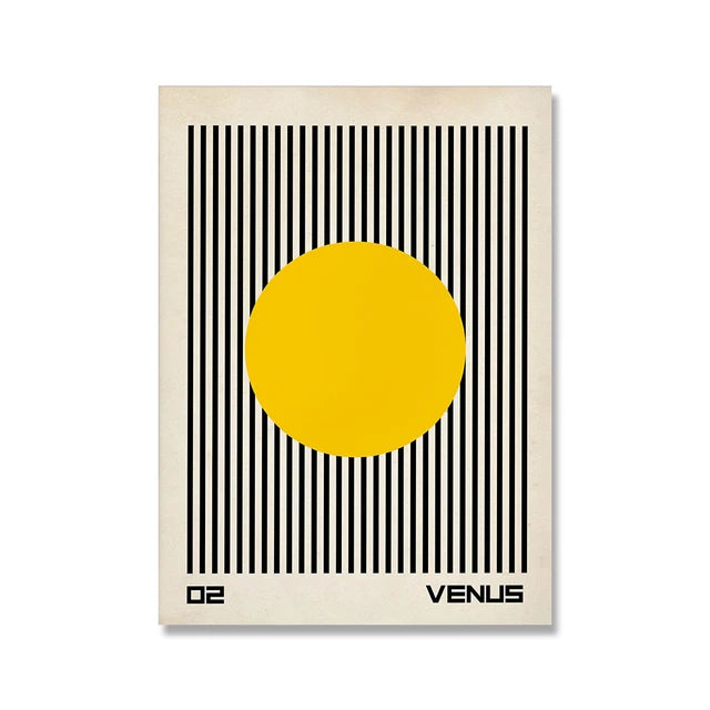 Modern Minimalist Art Bauhaus Exhibition Geometric Posters Artwork Canvas Prints Abstract Painting Living Room Murals Home Decor