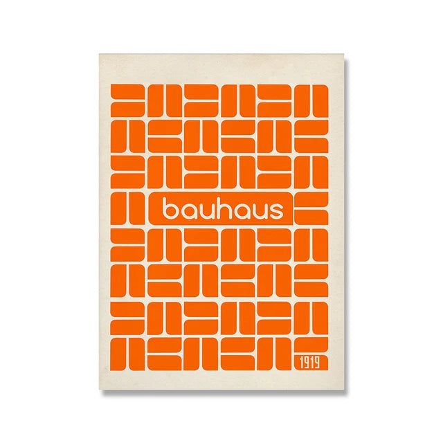 Modern Minimalist Art Bauhaus Exhibition Geometric Posters Artwork Canvas Prints Abstract Painting Living Room Murals Home Decor