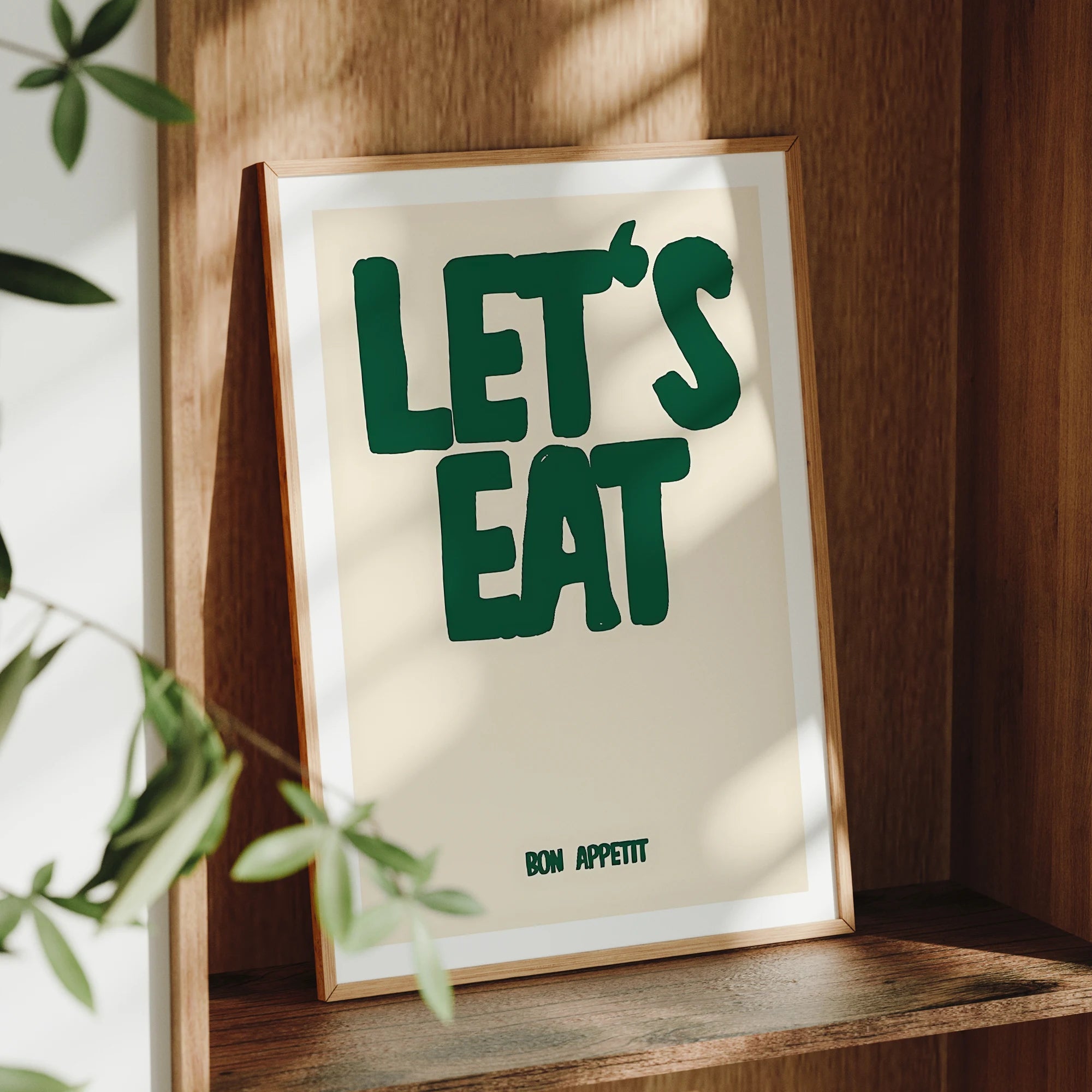 Lets Eat Wall Art Prints Canvas Painting Poster Picture For Living Bed Dining  Kitchen Room Home Decor