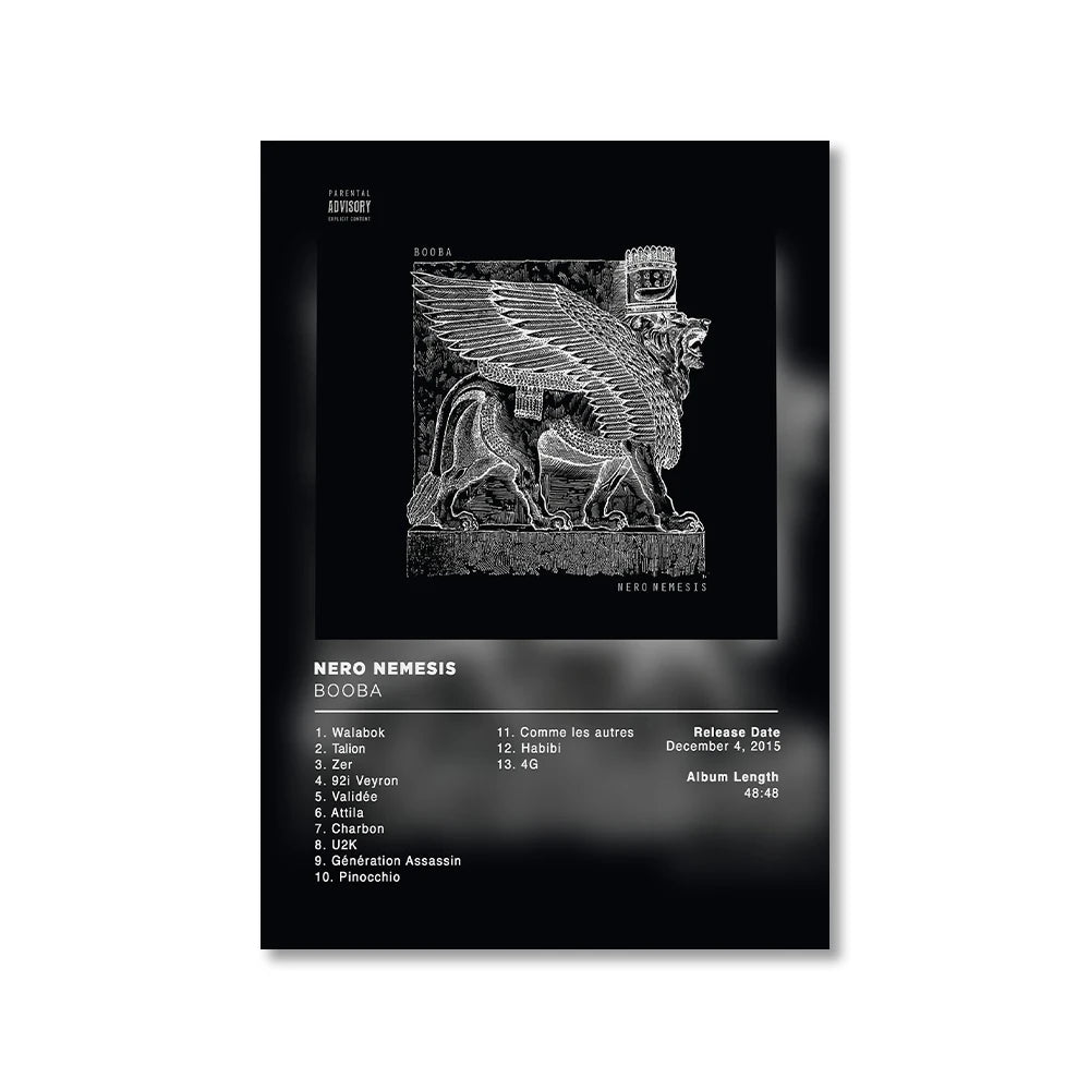 Modern Music Albums Wall Art Poster Prints Pop Music Album Covers Canvas Painting Picture for Living Room Home Decor