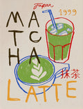 Coffee Mugs Matcha Latte Kitchen French Martini Cocktail Poster Print Wall Art Pictures Canvas Painting Room Home Decor Gift