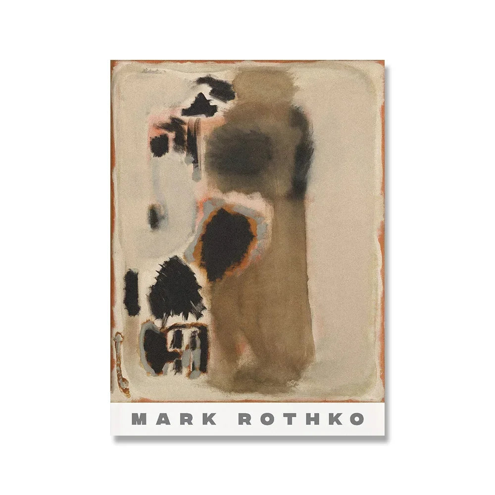 Scandinavian Modern Wall Art Mark Rothko Abstract Colorful HD Canvas Poster Prints Home Bedroom Living Room Decoration