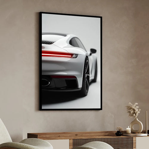 Black and White Luxury Car Art Poster Poster Canvas Painting Print Home Living Room Bedroom Entrance Bar Cafe Art Decoration