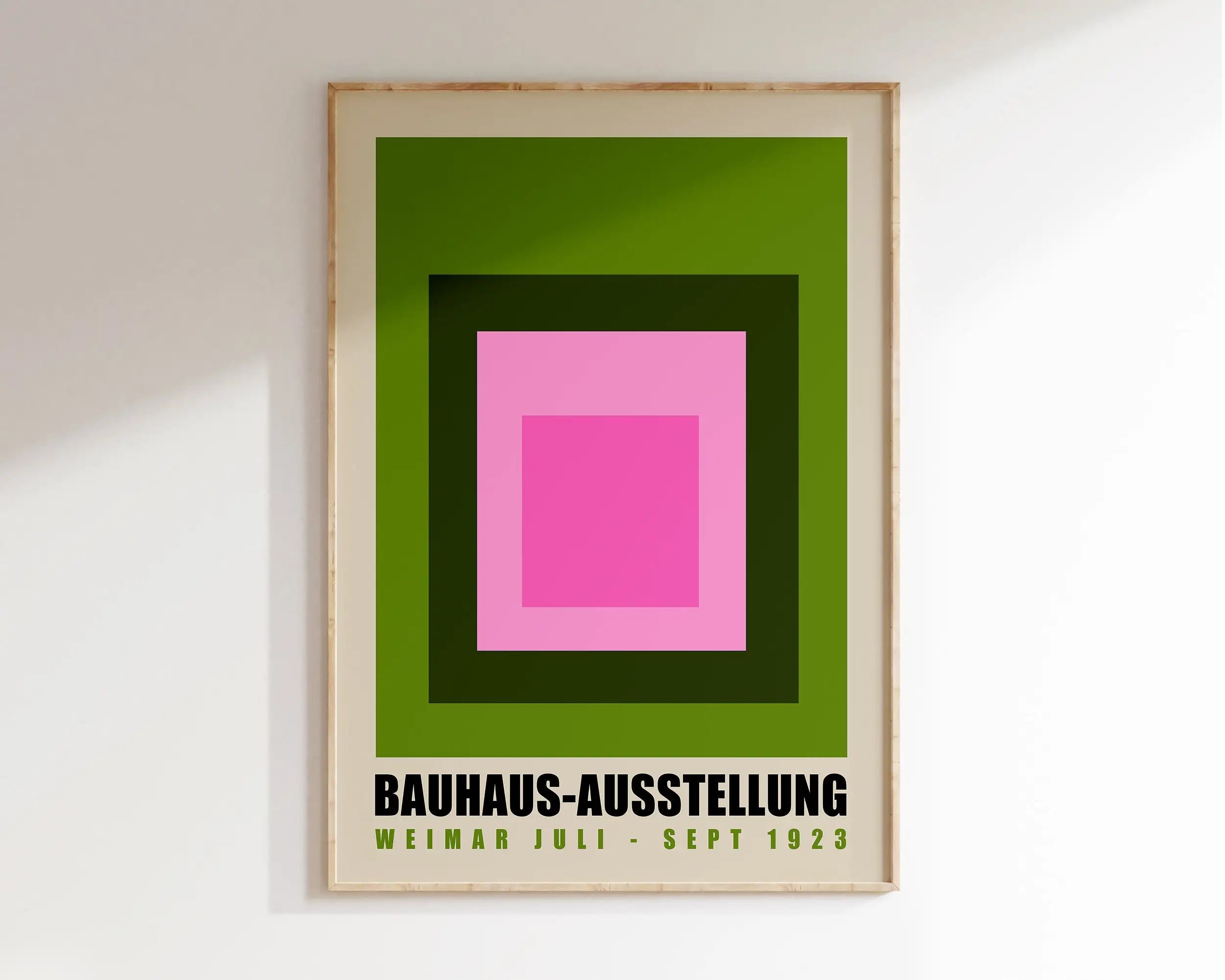 Modernist Bauhaus Geometric Canvas Poster Living Room Wall Art Retro Prints Mid Century Home Decorative Wall Art Painting
