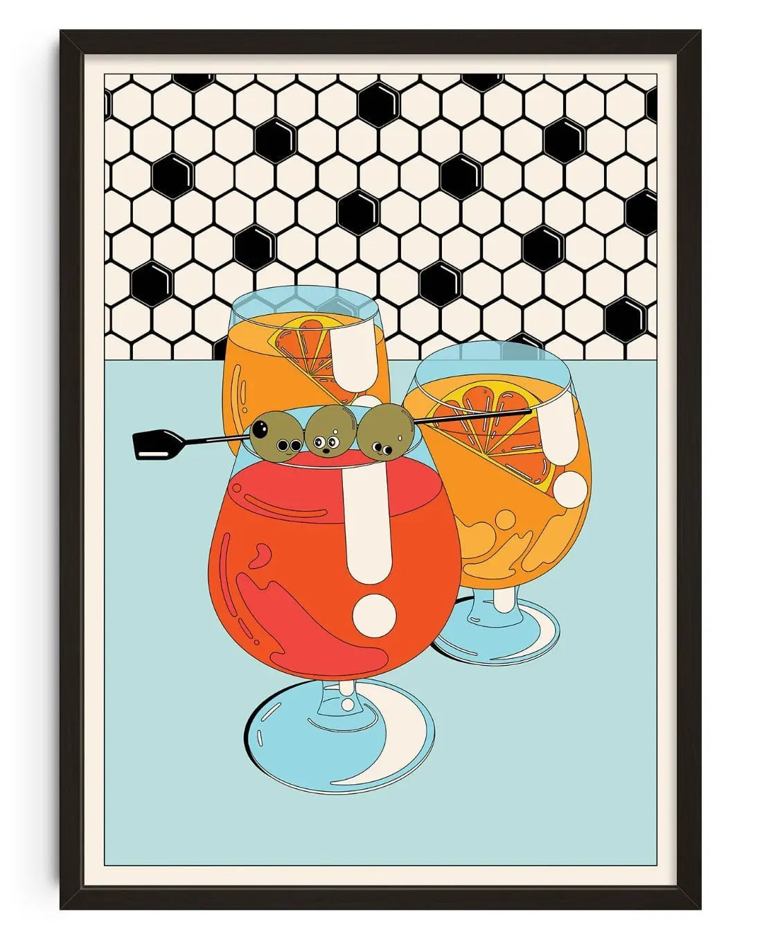 Vintage Abstract Art Poster Vintage Classic Mid Century Wall Decor Art Canvas Print For Home Living Room Bedroom Office