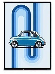Abstract Colorful Famous Luxury Car Sports Car Posters and Prints Canvas Printing Wall Art Picture for Living Room Home Decor