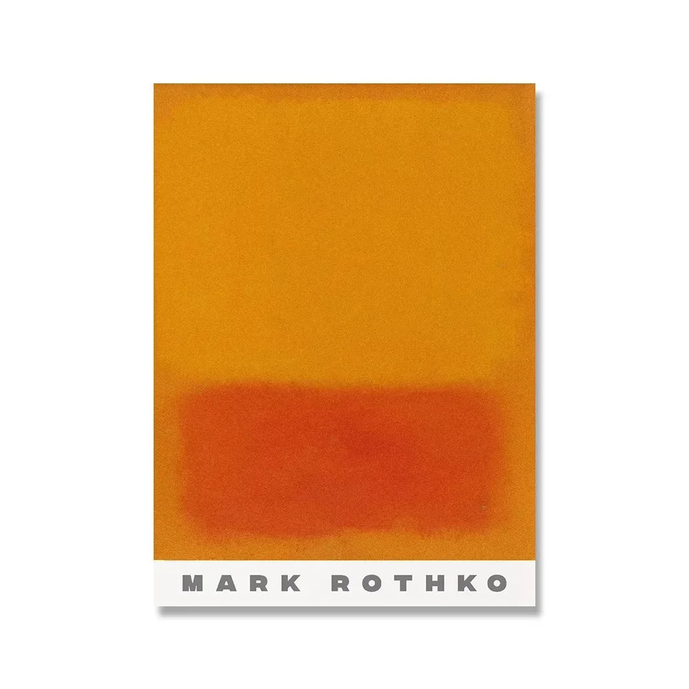 Scandinavian Modern Wall Art Mark Rothko Abstract Colorful HD Canvas Poster Prints Home Bedroom Living Room Decoration