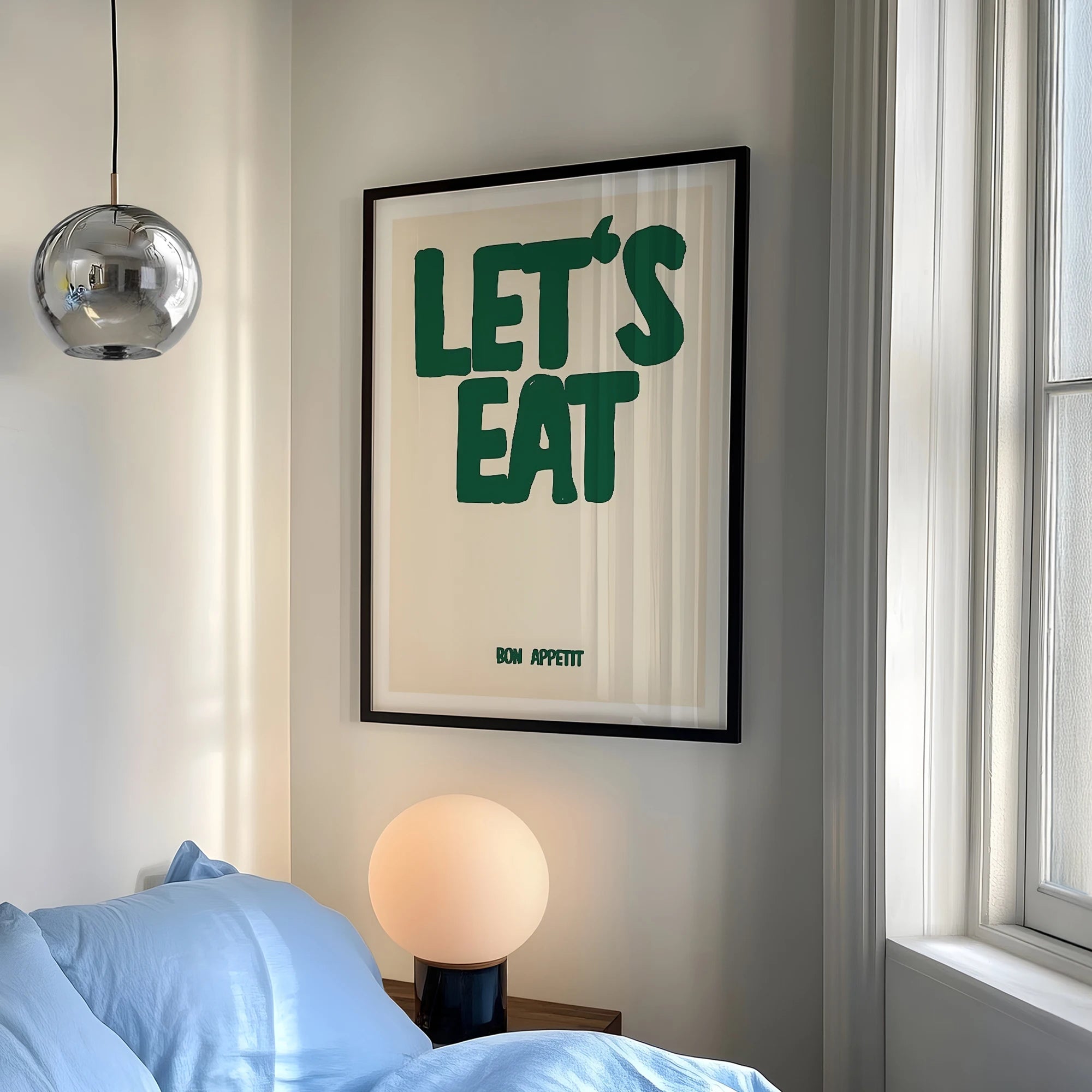 Lets Eat Wall Art Prints Canvas Painting Poster Picture For Living Bed Dining  Kitchen Room Home Decor