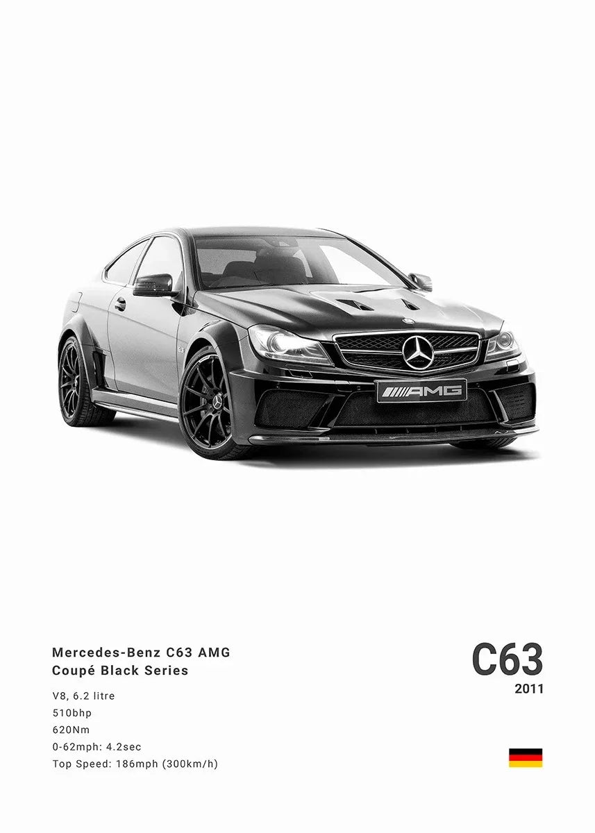 Black and White Porsche Posters and Prints Modern Cool Sports Car Canvas Painting Wall Art Pictures Home Bar Room Decoration