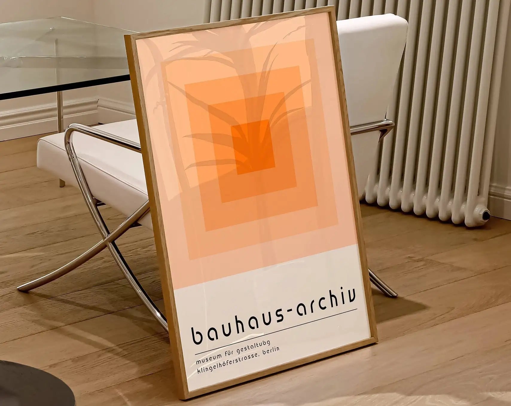 Modernist Bauhaus Geometric Canvas Poster Living Room Wall Art Retro Prints Mid Century Home Decorative Wall Art Painting