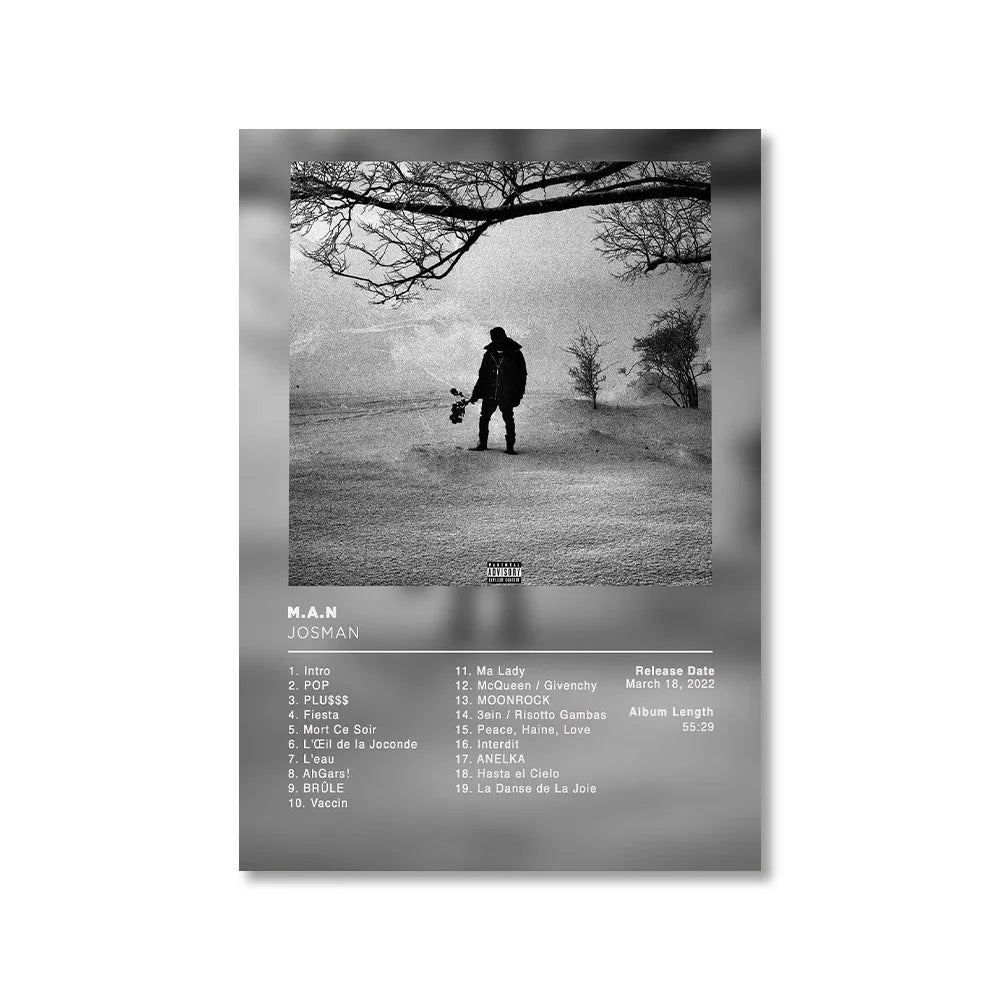Modern Music Albums Wall Art Poster Prints Pop Music Album Covers Canvas Painting Picture for Living Room Home Decor