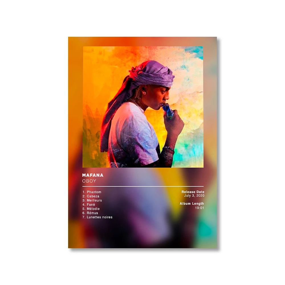 Modern Music Albums Wall Art Poster Prints Pop Music Album Covers Canvas Painting Picture for Living Room Home Decor