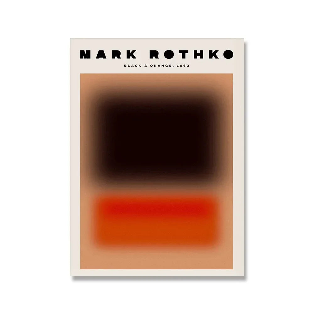 Scandinavian Modern Wall Art Mark Rothko Abstract Colorful HD Canvas Poster Prints Home Bedroom Living Room Decoration