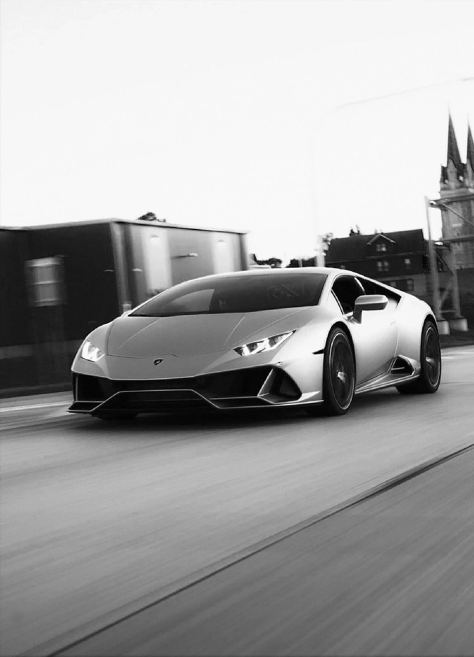 Modern Fashion Wall Art Simple Black and White Luxury Car HD Canvas Poster Prints Home Bedroom Living Room Decoration Mural