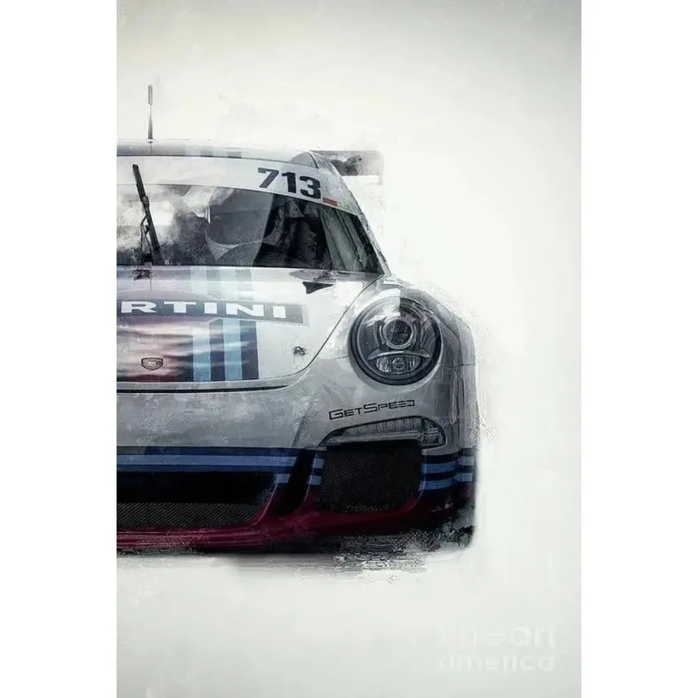 Retro Sports Car Racing Modification Art Poster Comic Canvas Painting Wall Print Picture For Living Room Home Decor Posters