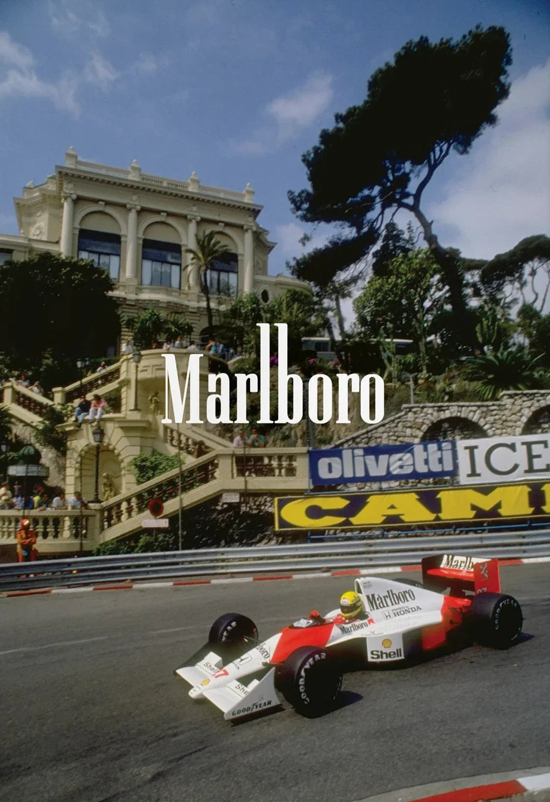 Canvas Painting Vintage Monaco Modern Fashion Racing Sports Car Photo Poster Print Wall Art For Room Home Decor Gift Wall Decor