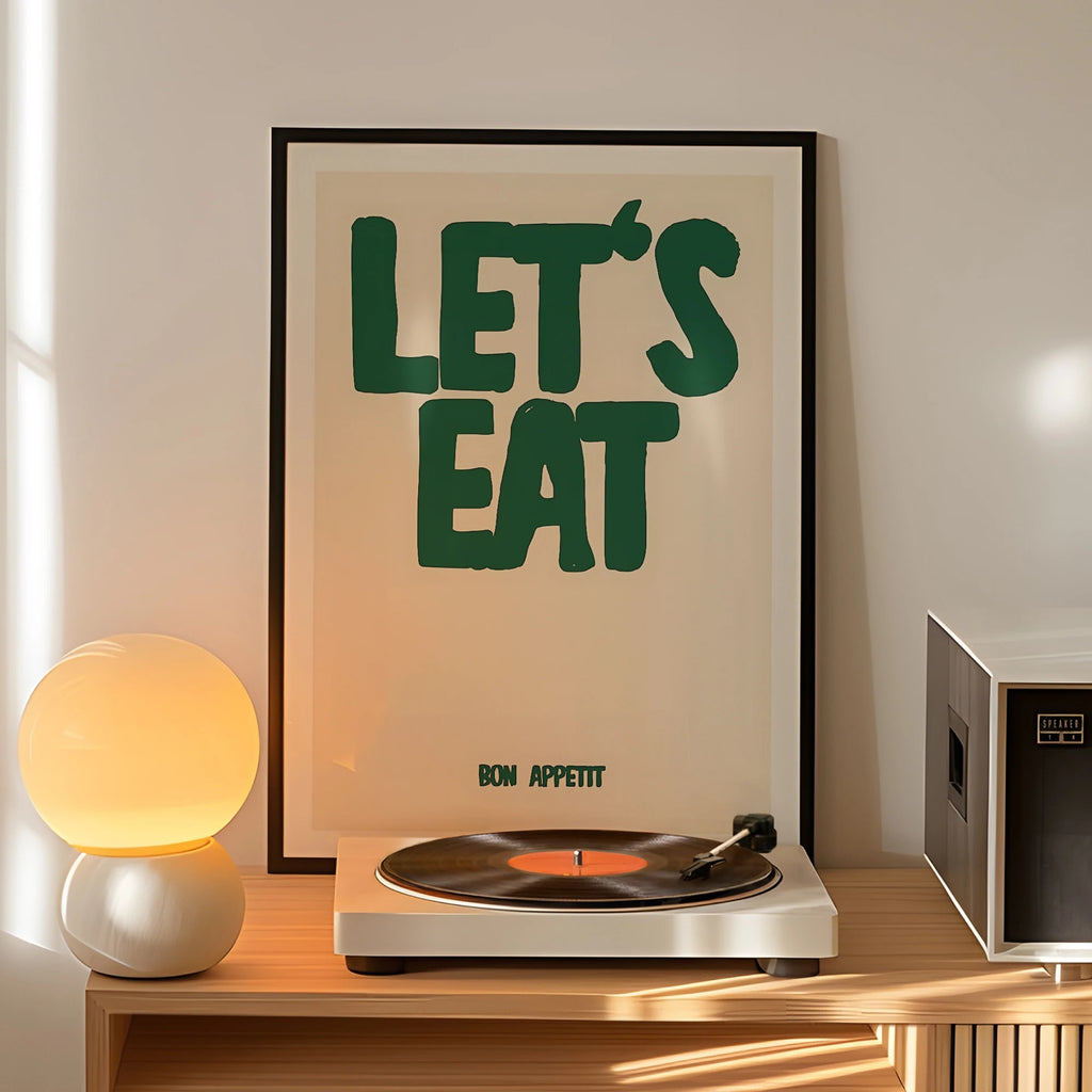 Lets Eat Wall Art Prints Canvas Painting Poster Picture For Living Bed Dining  Kitchen Room Home Decor