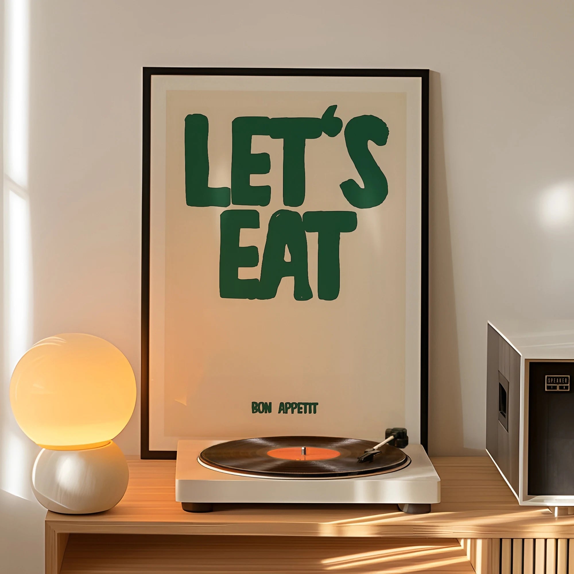 Lets Eat Wall Art Prints Canvas Painting Poster Picture For Living Bed Dining  Kitchen Room Home Decor