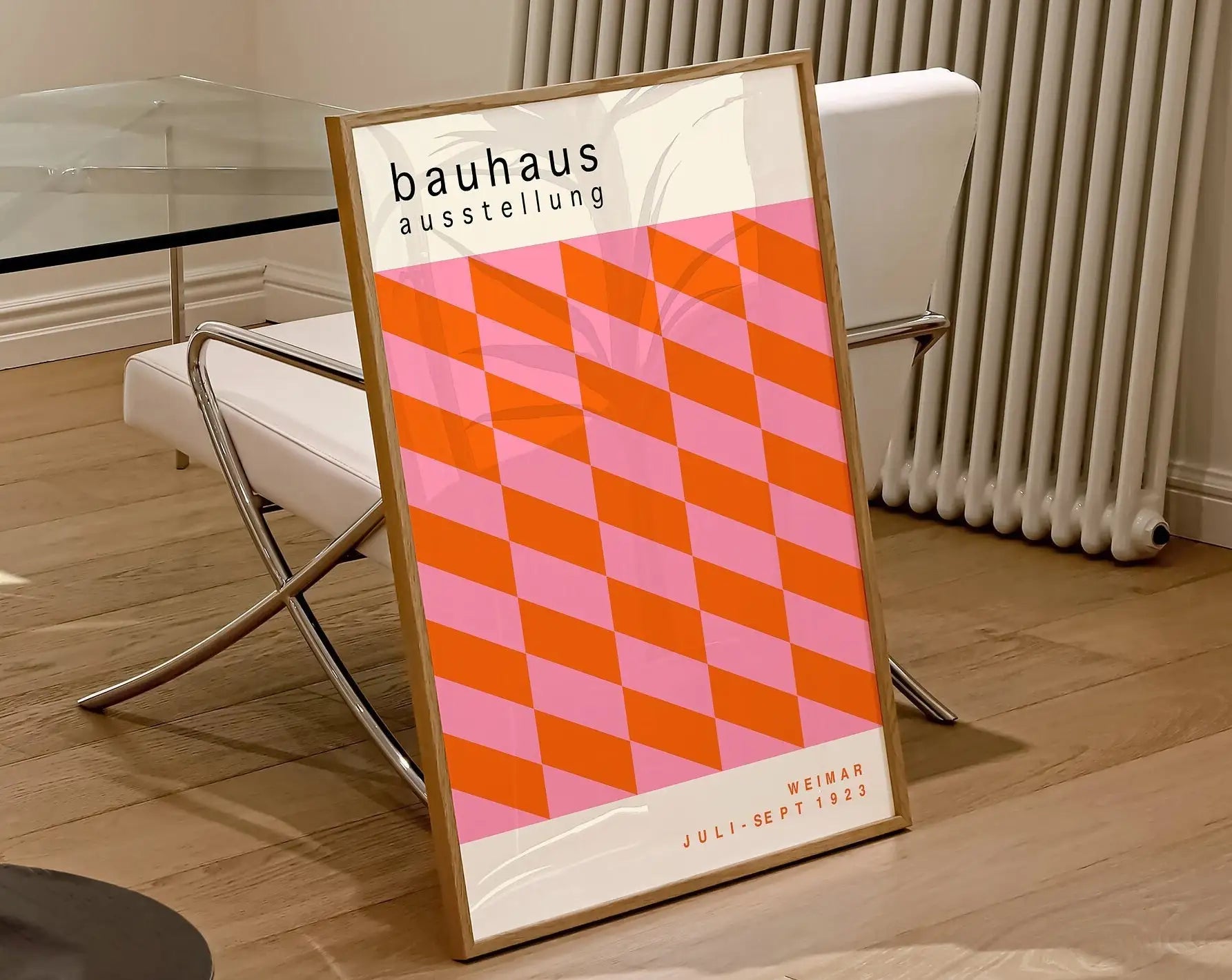 Modernist Bauhaus Geometric Canvas Poster Living Room Wall Art Retro Prints Mid Century Home Decorative Wall Art Painting