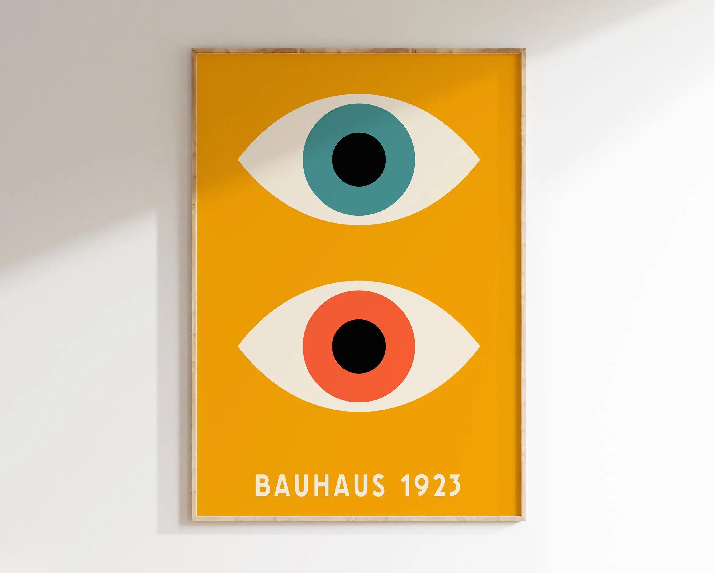 Modernist Bauhaus Geometric Canvas Poster Living Room Wall Art Retro Prints Mid Century Home Decorative Wall Art Painting
