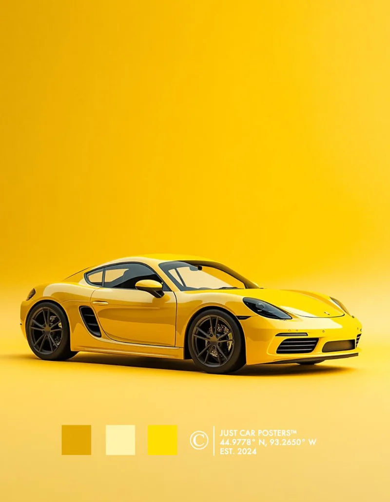 Car Minimalist Color Collection Fashion Vintage Luxury Sport Poster Print Wall Art Pictures Canvas Painting Room Home Decor Gift
