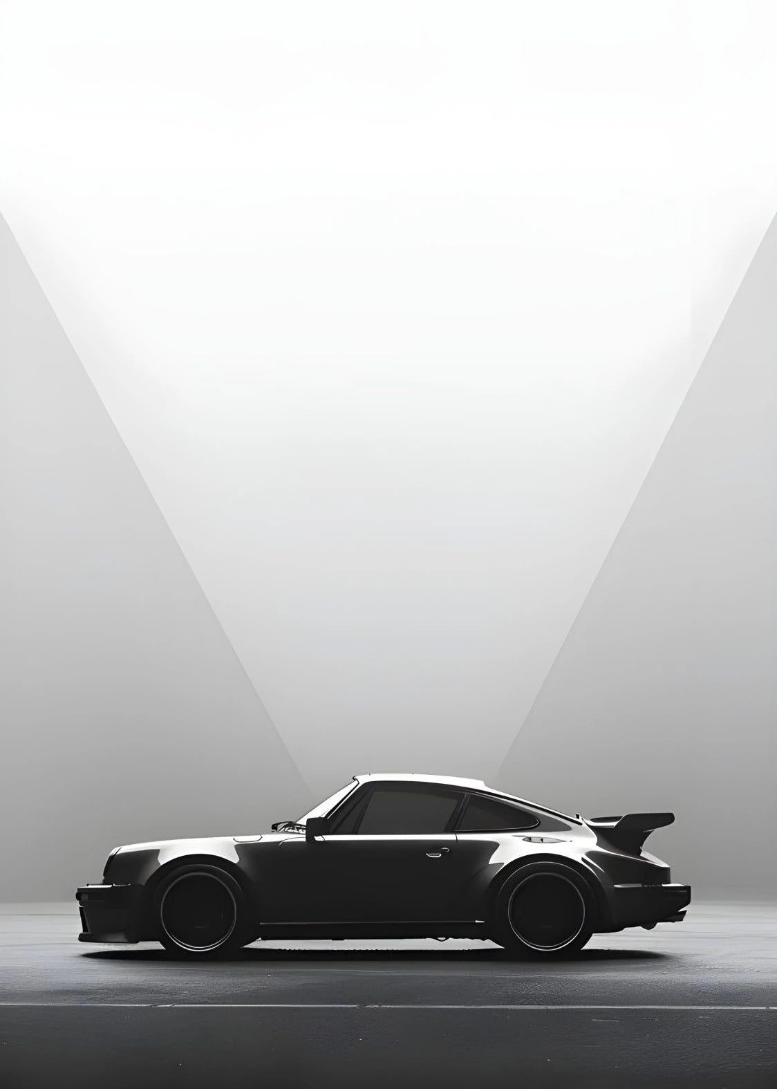 Black and White Luxury Car Art Poster Poster Canvas Painting Print Home Living Room Bedroom Entrance Bar Cafe Art Decoration