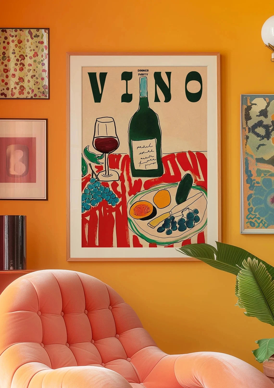 Vintage Kitchen Wine Banquet Wall Art Prints Canvas Painting Poster Picture For Living Room Bedroom Home Decor Gift
