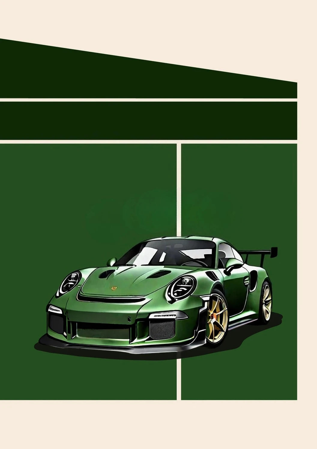 Abstract Colorful Famous Luxury Car Sports Car Posters and Prints Canvas Printing Wall Art Picture for Living Room Home Decor