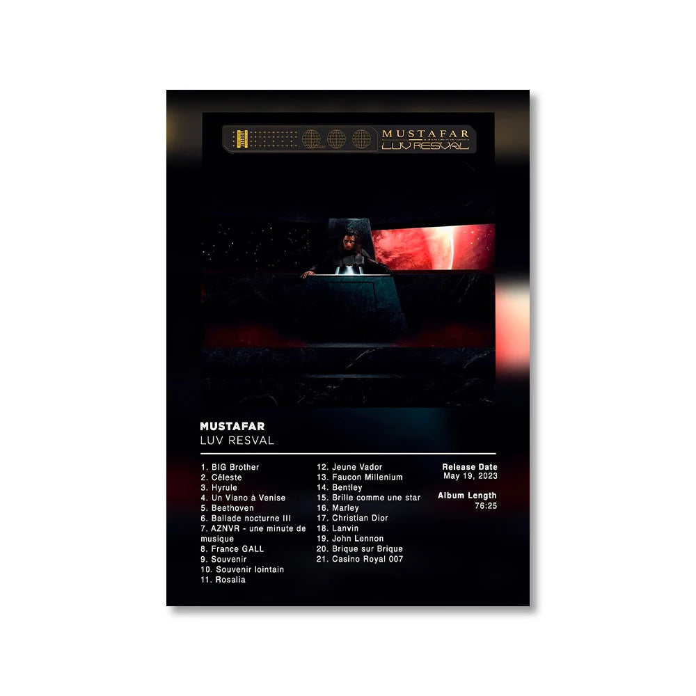 Modern Music Albums Wall Art Poster Prints Pop Music Album Covers Canvas Painting Picture for Living Room Home Decor