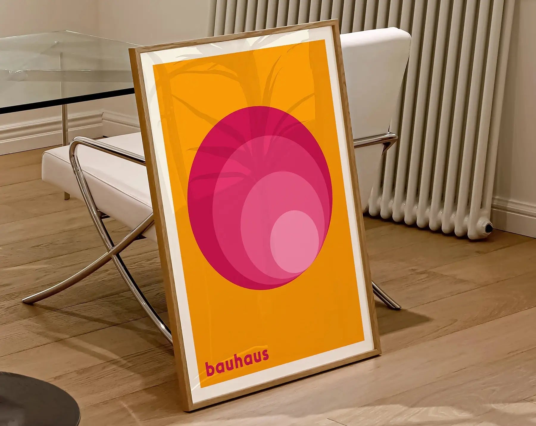 Modernist Bauhaus Geometric Canvas Poster Living Room Wall Art Retro Prints Mid Century Home Decorative Wall Art Painting