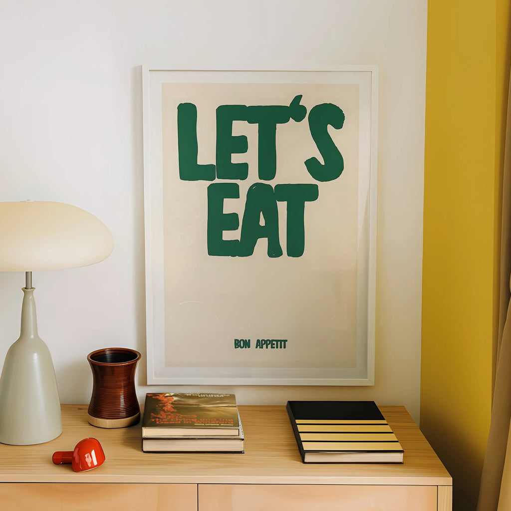 Lets Eat Wall Art Prints Canvas Painting Poster Picture For Living Bed Dining  Kitchen Room Home Decor
