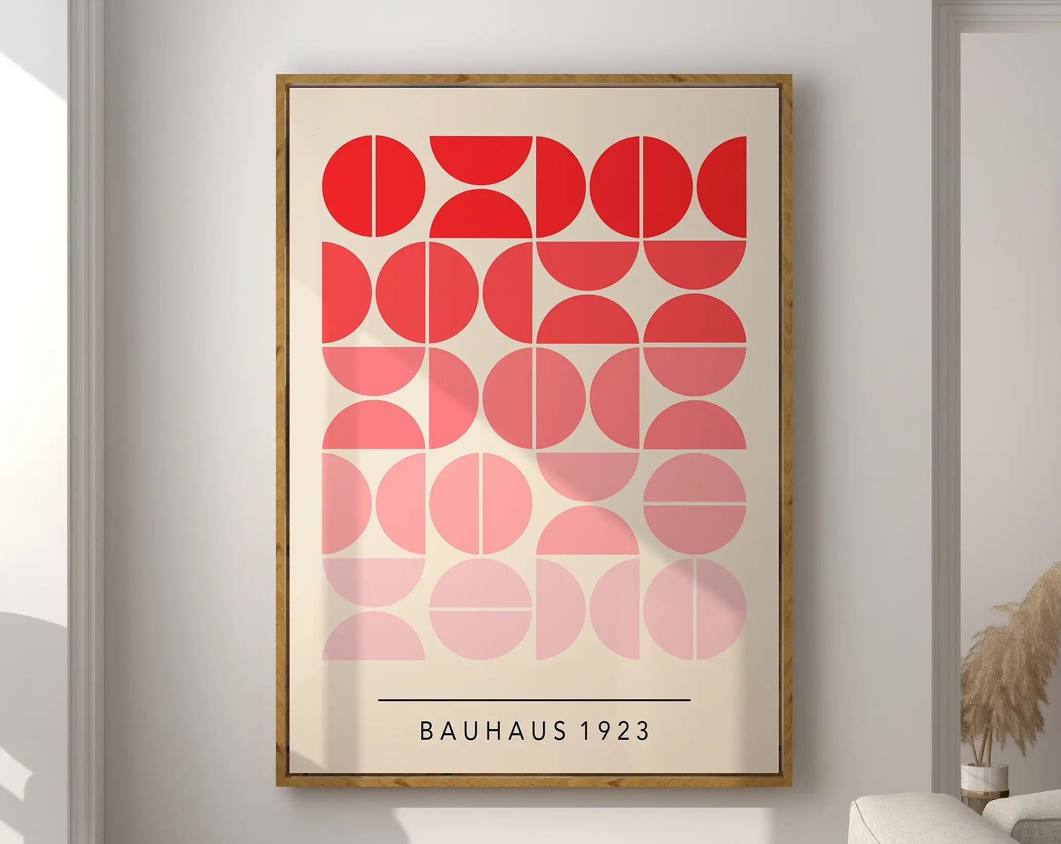 Modernist Bauhaus Geometric Canvas Poster Living Room Wall Art Retro Prints Mid Century Home Decorative Wall Art Painting