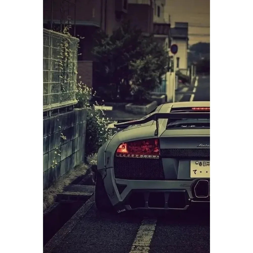 Retro Sports Car Racing Modification Art Poster Comic Canvas Painting Wall Print Picture For Living Room Home Decor Posters