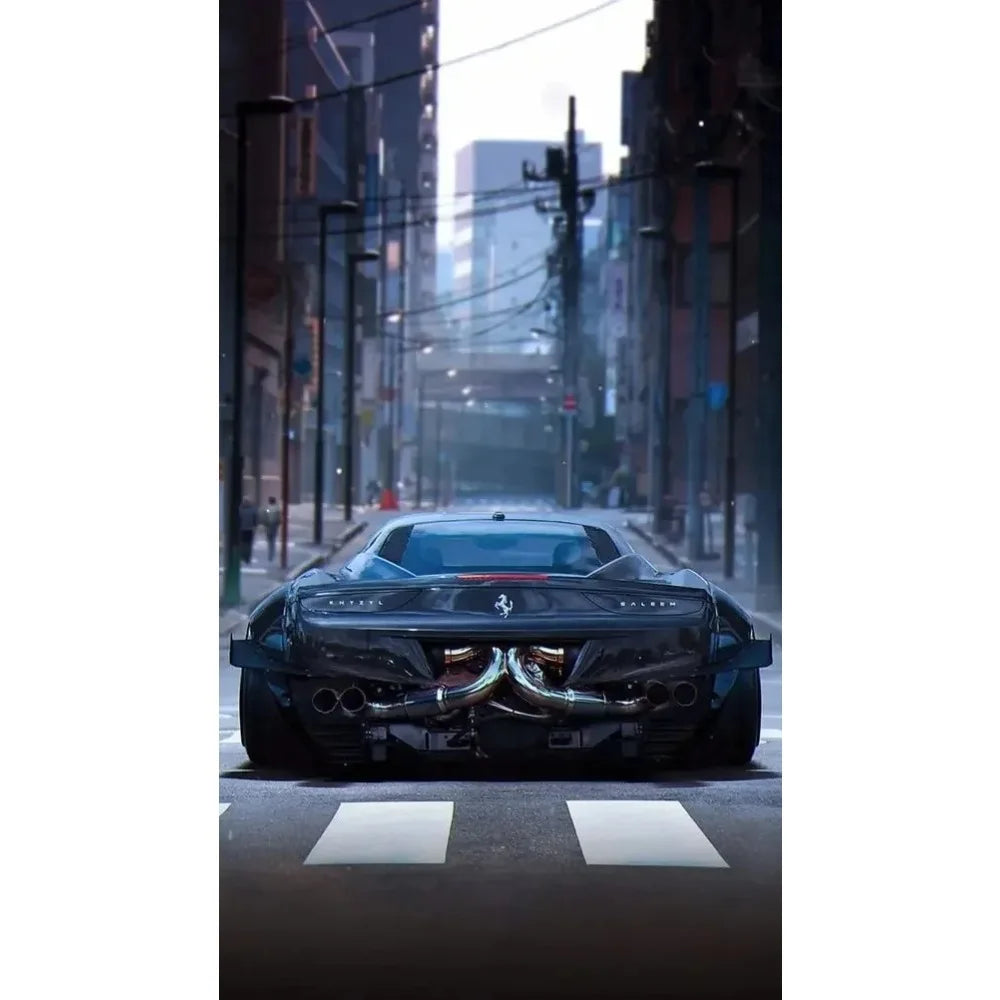 Retro Sports Car Racing Modification Art Poster Comic Canvas Painting Wall Print Picture For Living Room Home Decor Posters