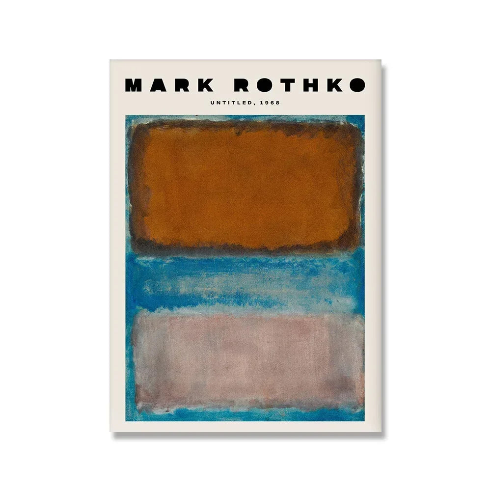 Scandinavian Modern Wall Art Mark Rothko Abstract Colorful HD Canvas Poster Prints Home Bedroom Living Room Decoration