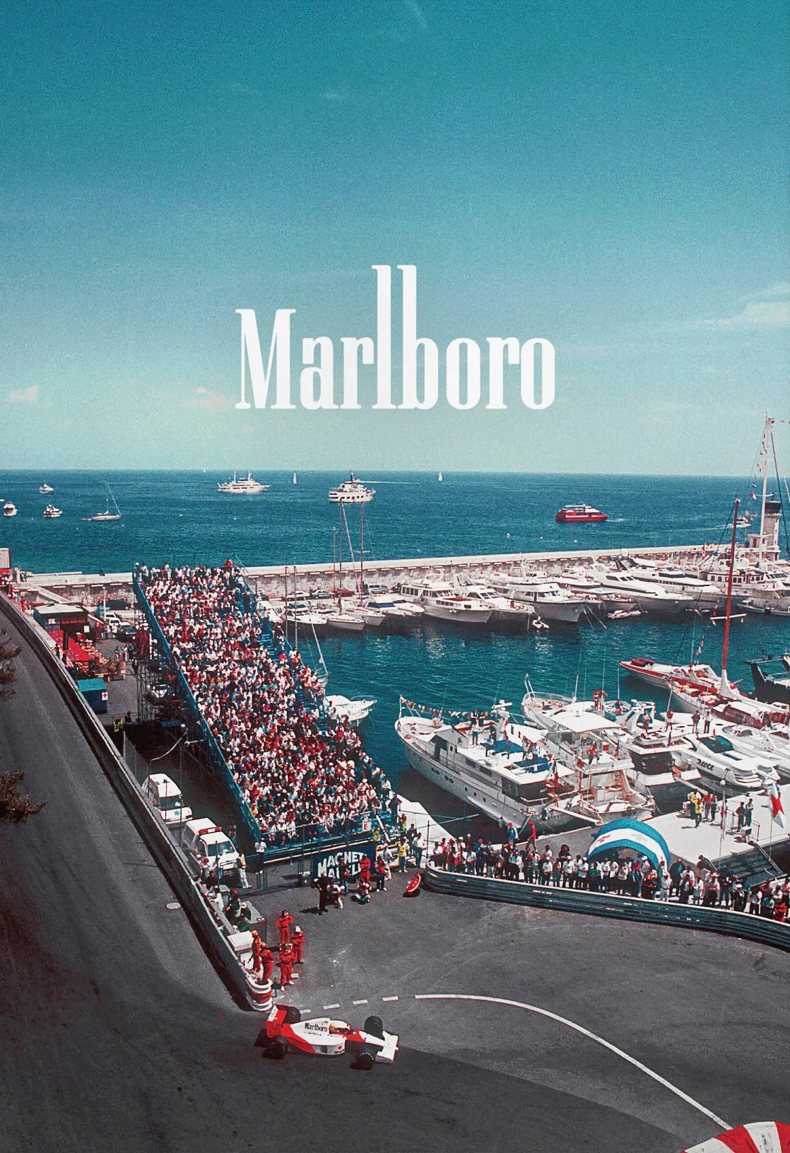 Canvas Painting Vintage Monaco Modern Fashion Racing Sports Car Photo Poster Print Wall Art For Room Home Decor Gift Wall Decor