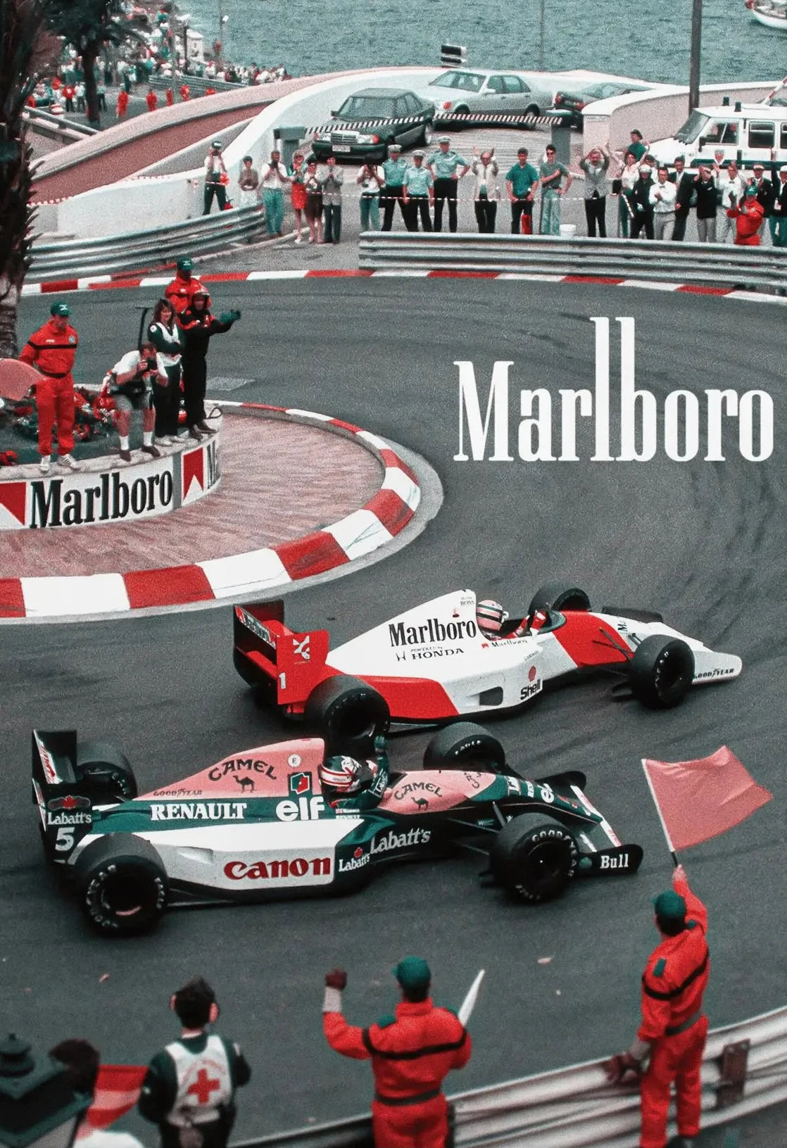 Canvas Painting Vintage Monaco Modern Fashion Racing Sports Car Photo Poster Print Wall Art For Room Home Decor Gift Wall Decor