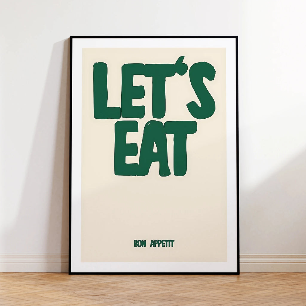 Lets Eat Wall Art Prints Canvas Painting Poster Picture For Living Bed Dining  Kitchen Room Home Decor