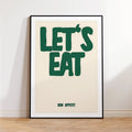 Lets Eat Wall Art Prints Canvas Painting Poster Picture For Living Bed Dining  Kitchen Room Home Decor