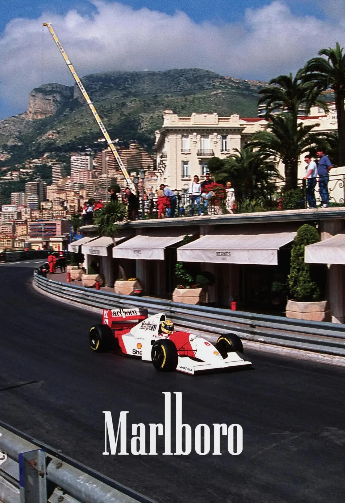Canvas Painting Vintage Monaco Modern Fashion Racing Sports Car Photo Poster Print Wall Art For Room Home Decor Gift Wall Decor