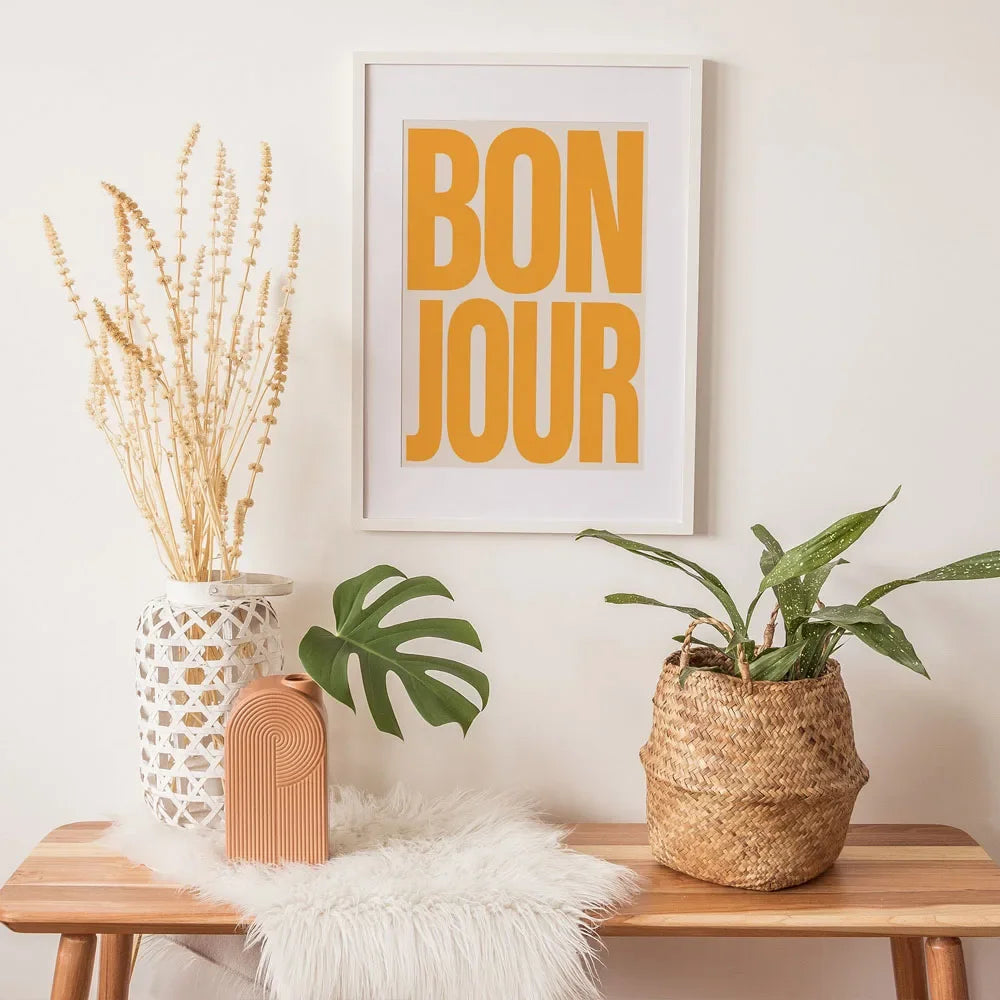 Modern Text OH HI OK Poster Prints Motivational Quote Canvas Painting Wall Art Picture for Study Studio Living Room Home Decor