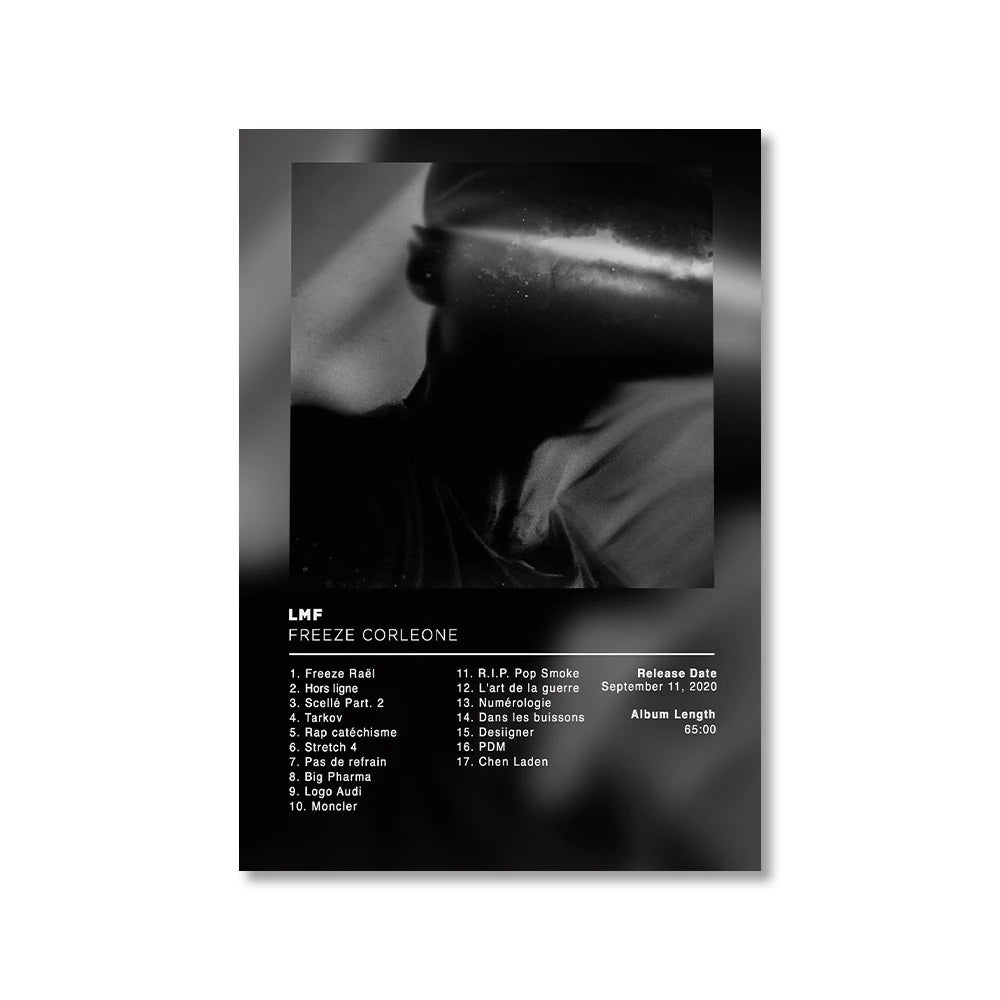 Modern Music Albums Wall Art Poster Prints Pop Music Album Covers Canvas Painting Picture for Living Room Home Decor