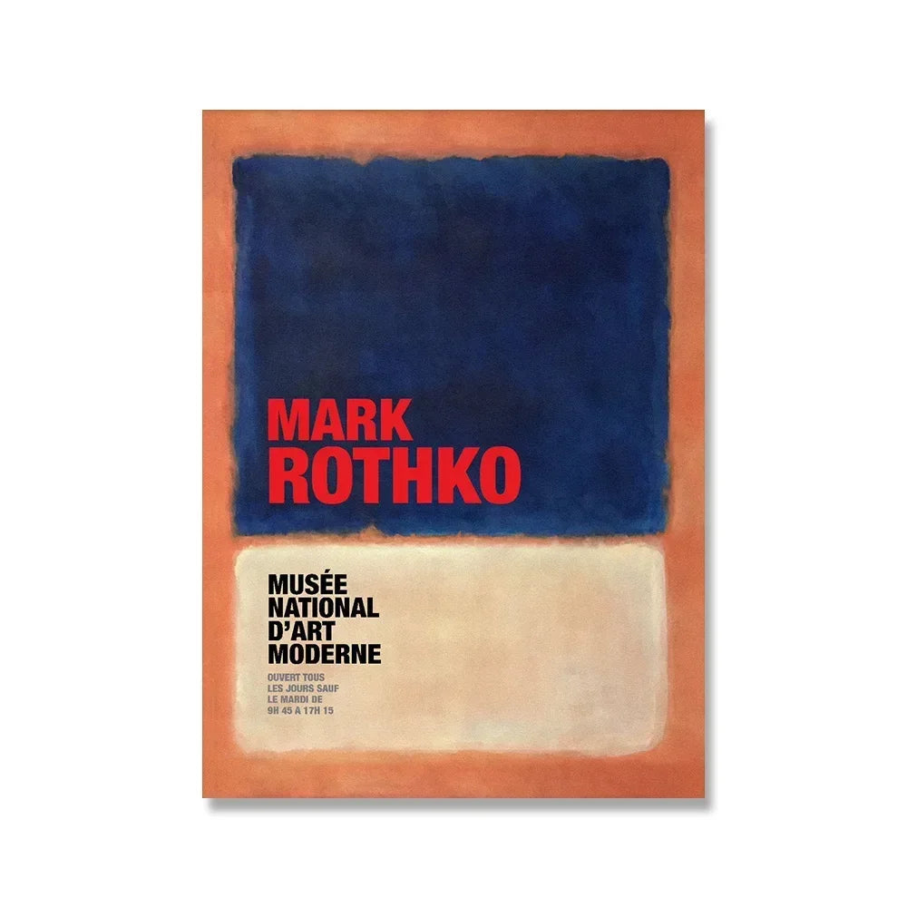 Scandinavian Modern Wall Art Mark Rothko Abstract Colorful HD Canvas Poster Prints Home Bedroom Living Room Decoration